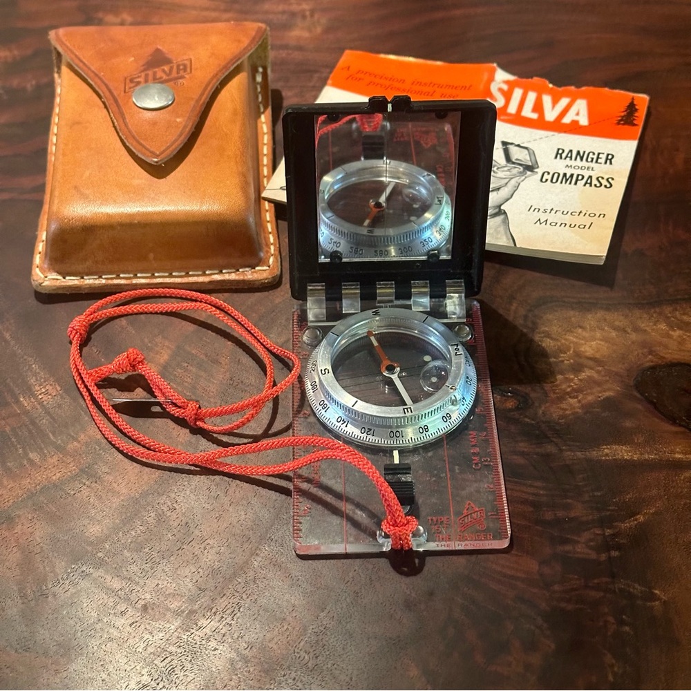 Vintage Silva Compass Type 15 TD  Ranger Sighting Mirror
